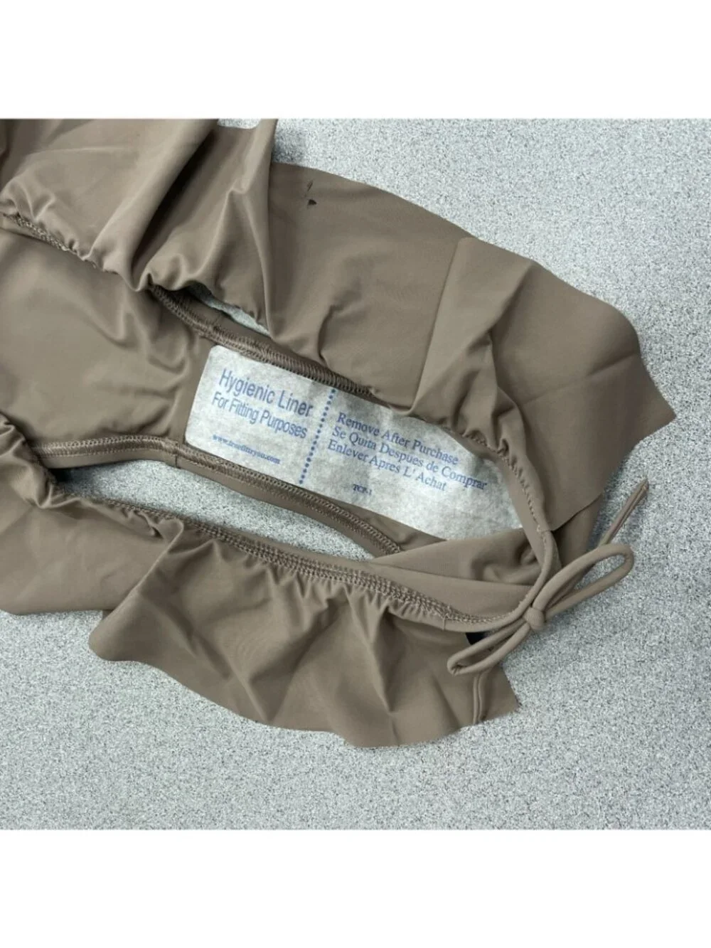 NWT Maryam Nassir Zadeh X J.Crew Size M Ruffle Bikini Bottoms Polyamide P0607
